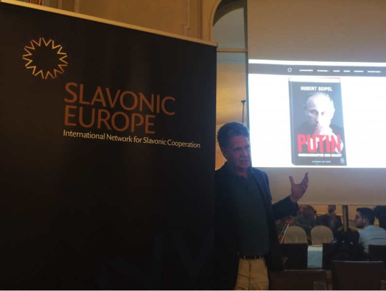 Illustration. Slavonic Europe. Conférence « What does Putin want » by Hubert Seipel. 2016-09-19